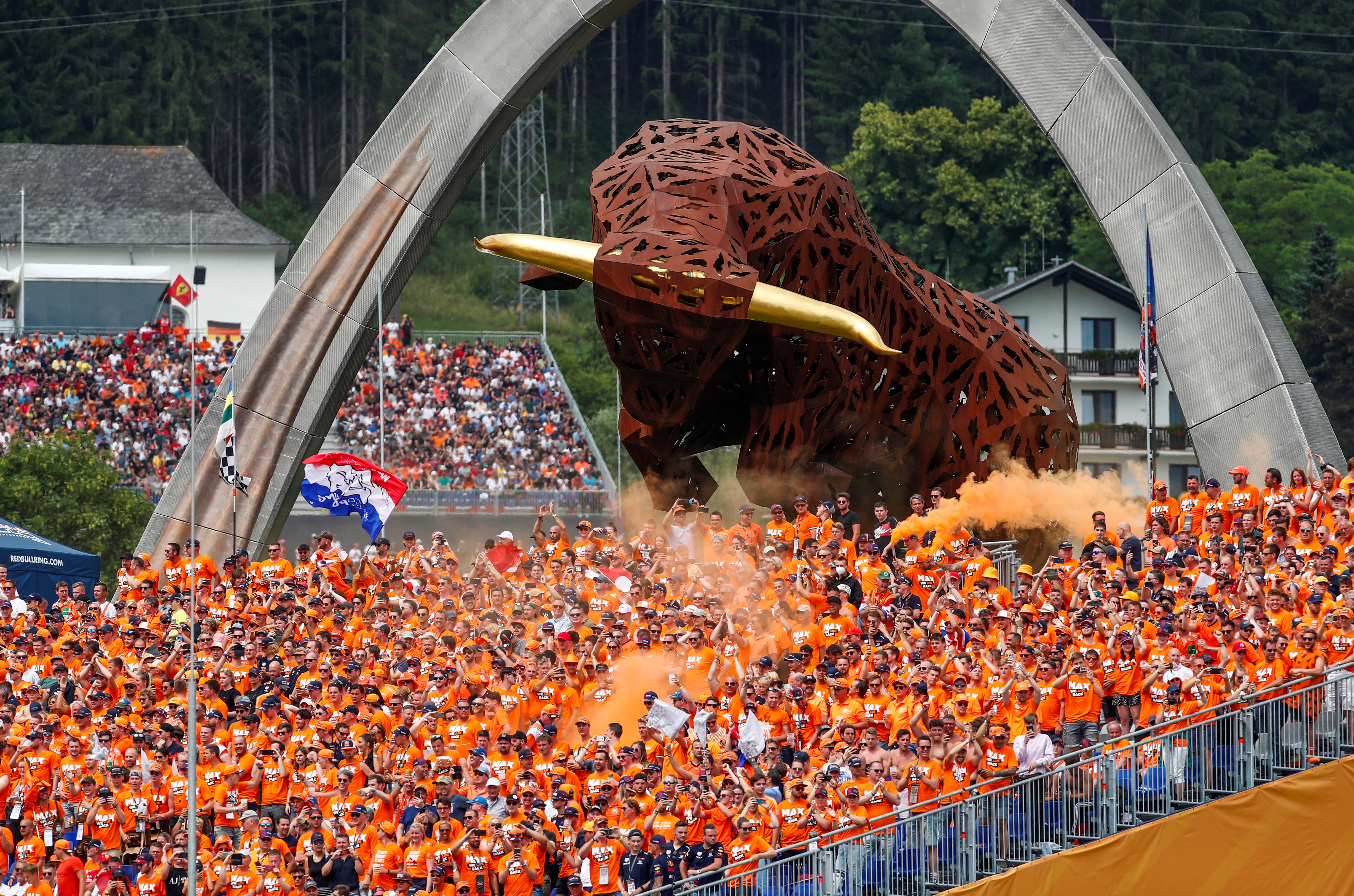 Orange crowd Crowd Red Bull Ring