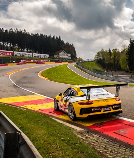Eau Rouge - Team GP Elite op Spa-Francorchamps