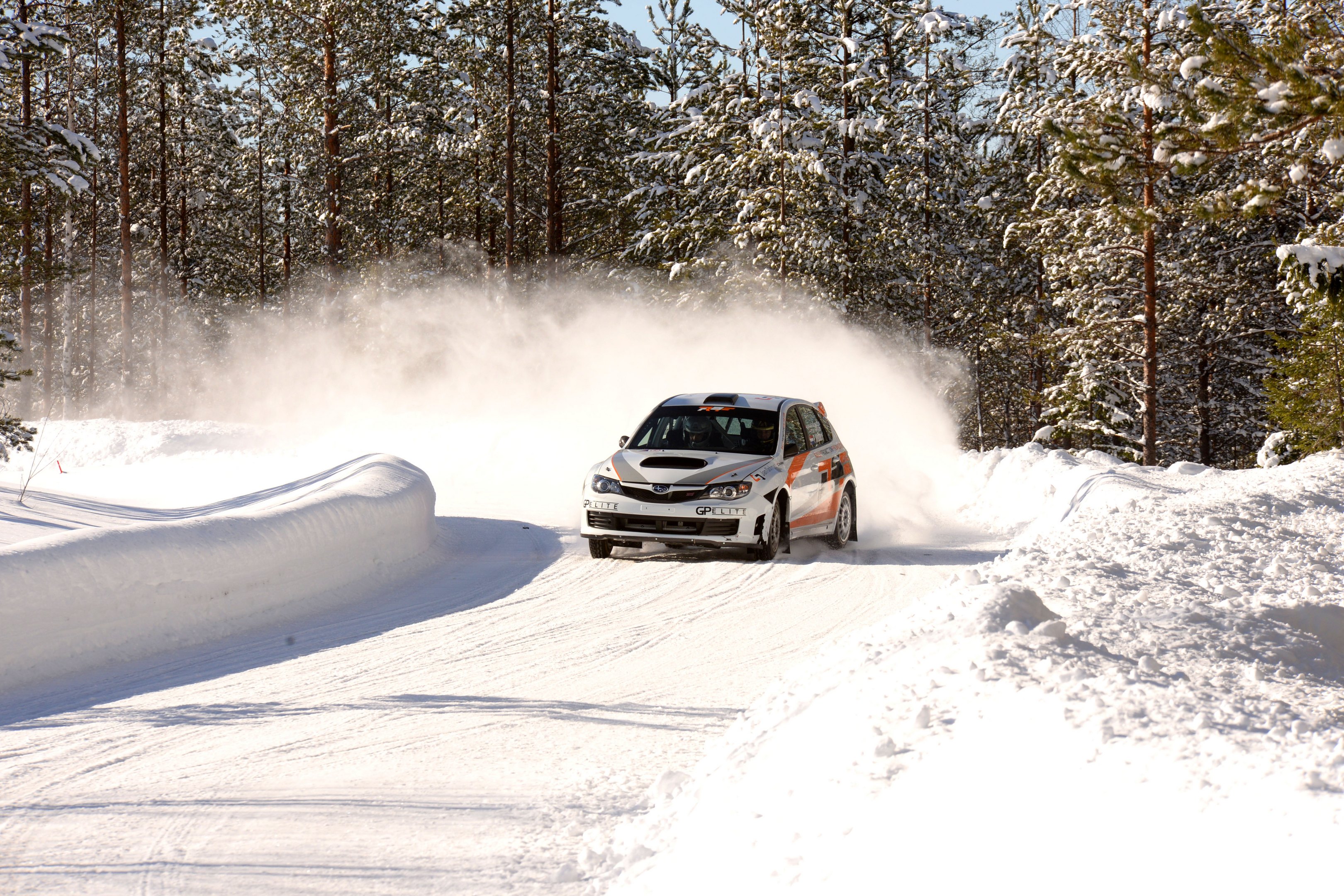 Rallytraining in Finland