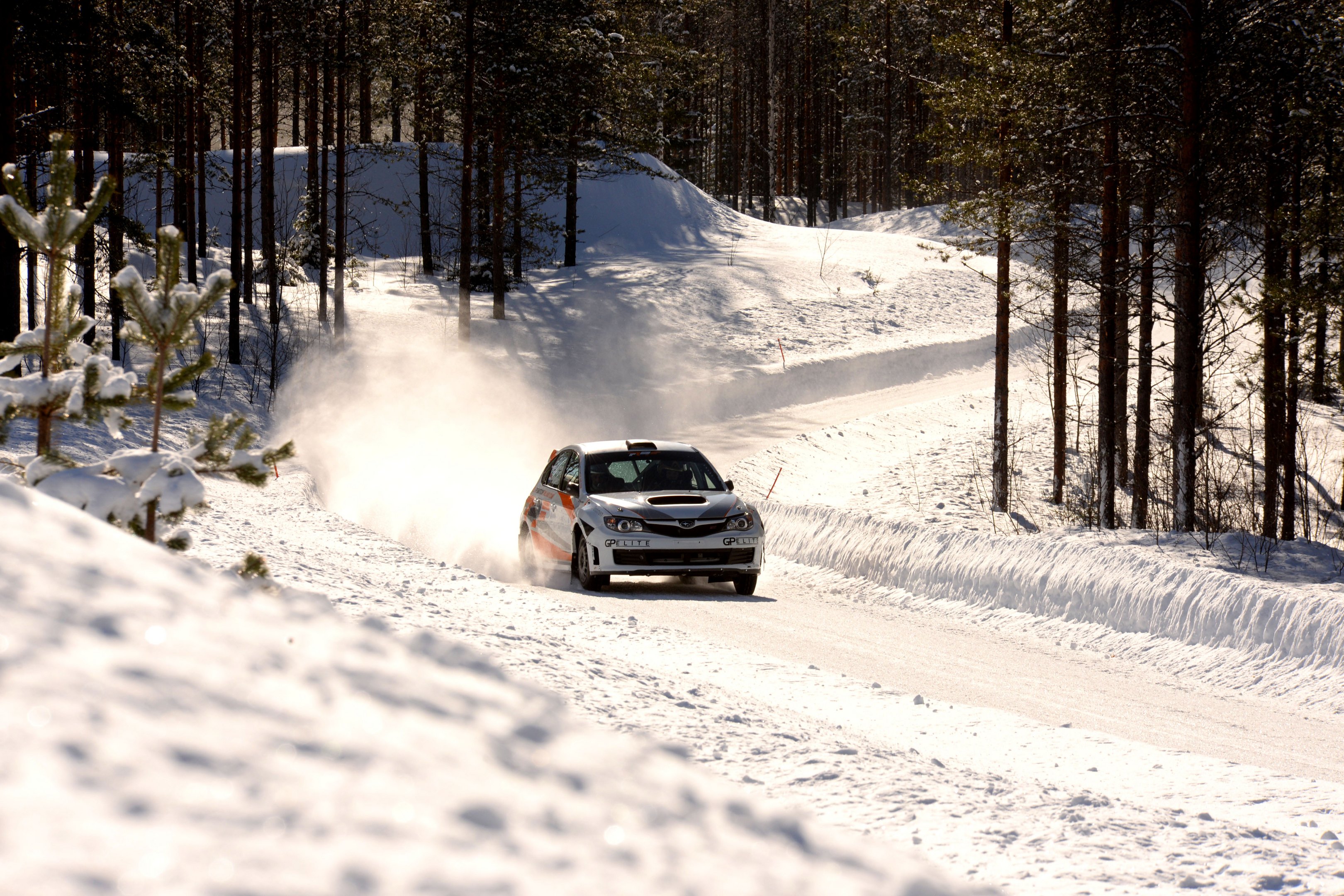 Rallytraining in Finland