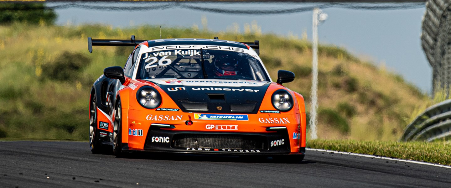 Jesse an Kuijk in his GT3 Cup at Zandvoort